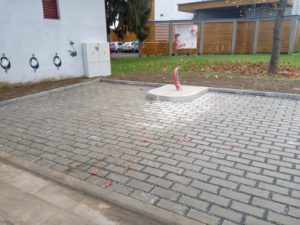 Pokládka zámkové dlažby – realizace 4